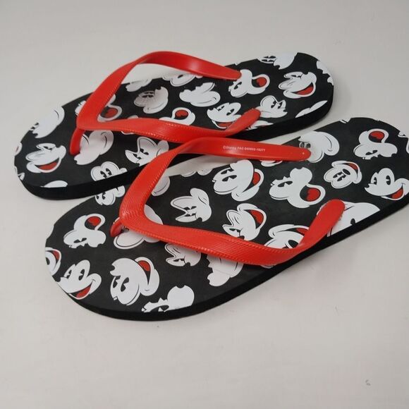 Men's Micky Mouse Flip Flops. - Picture 11 of 11